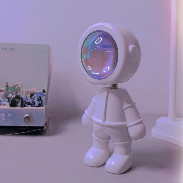 Astronaute Lampe de table LED personnalisable, Homme avec Love Suit Outer  Space Art, Plaque de verre acrylique à effet 3D avec USB et batterie Touch  Switch Color